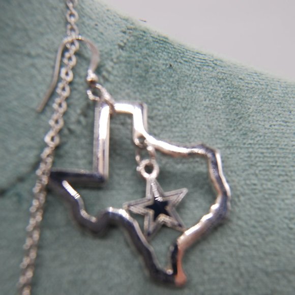 DALLAS COWBOY FANS - Necklace and Earring Combo - Picture 6 of 7